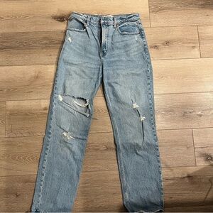 Abercrombie & Fitch The 90’s Straight Ultra High Rise